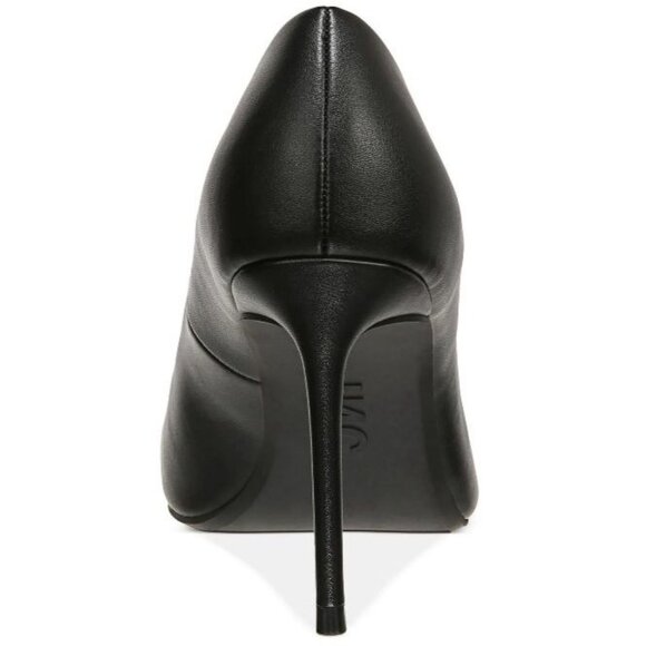 INC Laurenne Faux Leather Slip-On Pumps in‎ Black, Size 9, 4.5" Heels - Picture 3 of 12